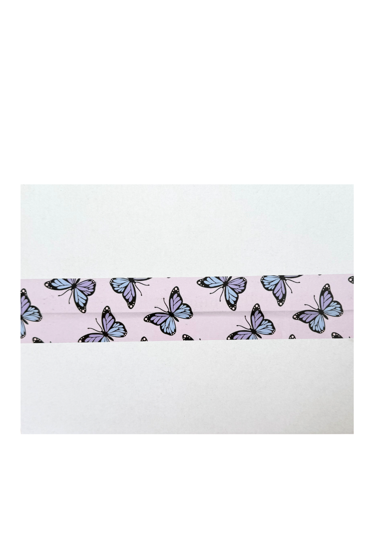 Purple Butterflies Self Adhesive Paper Tape