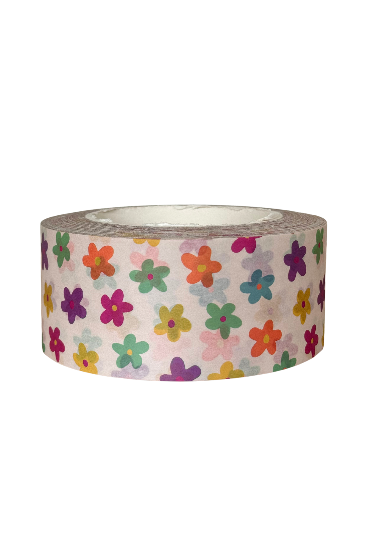 Retro Flowers Self Adhesive Paper Tape