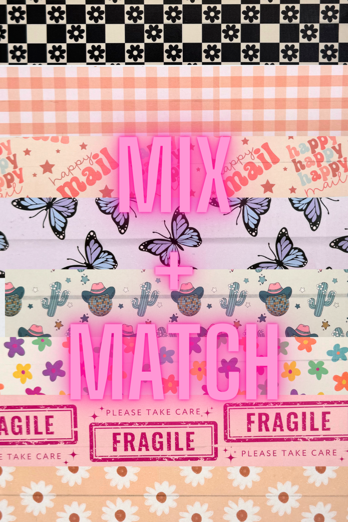 MIX + MATCH Self Adhesive Paper Tape